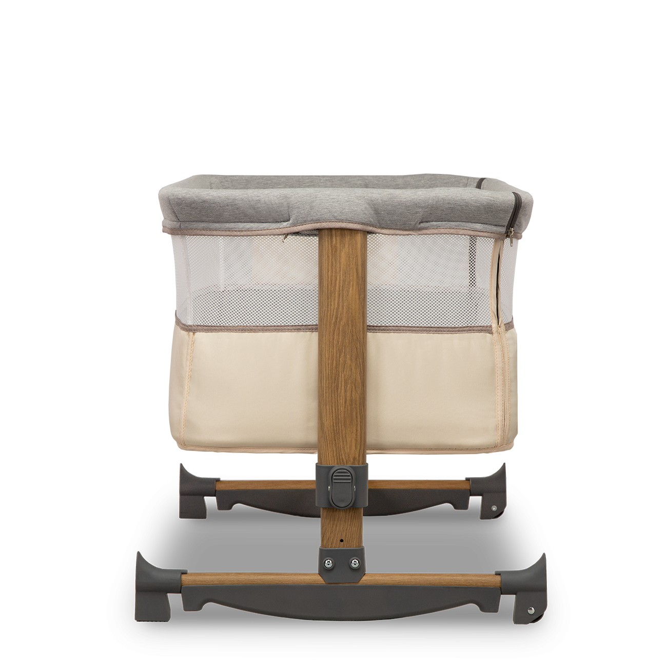 Lionelo - Patut Co-Sleeper cu balansare, Leonie, Grey Sand