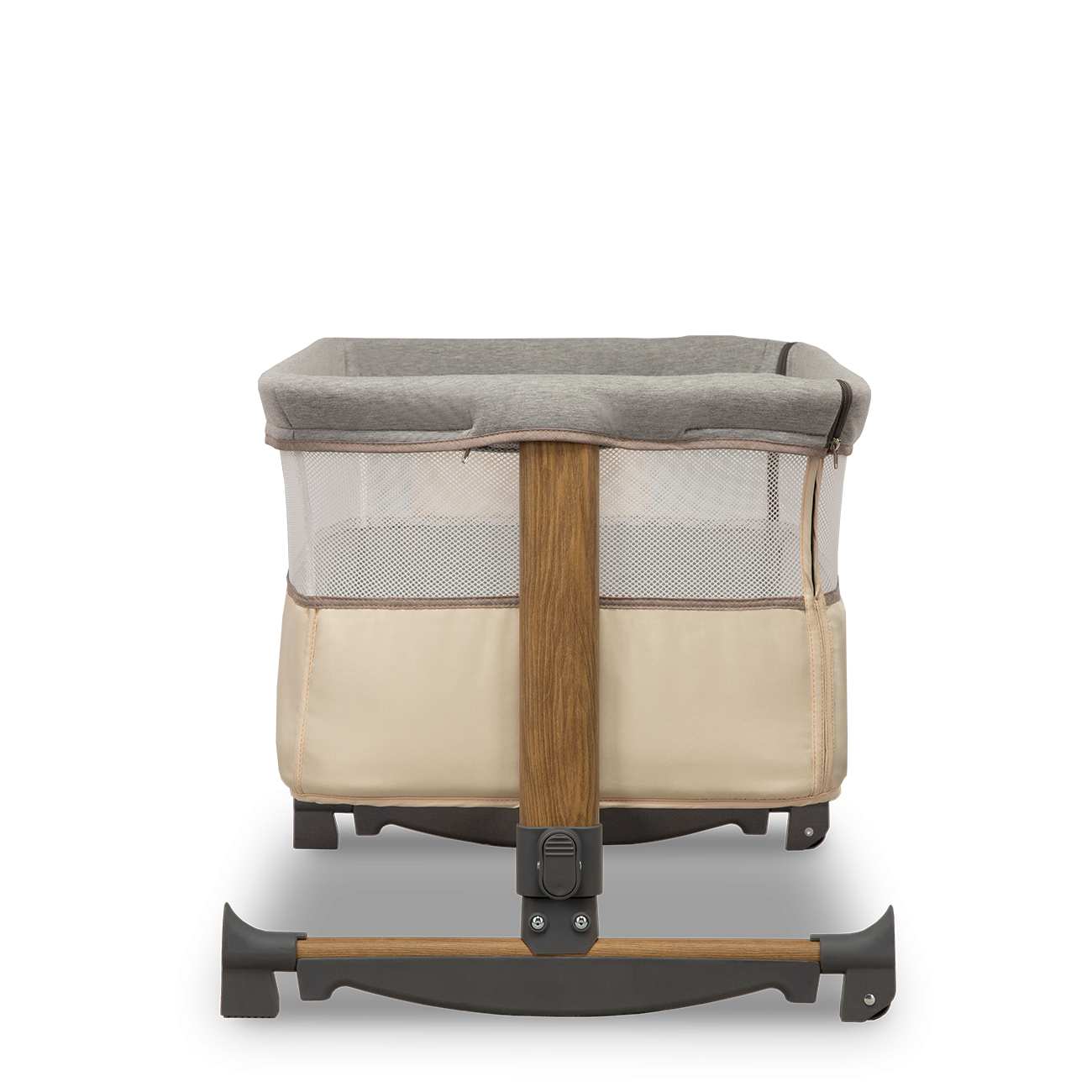 Lionelo - Patut Co-Sleeper cu balansare, Leonie, Grey Sand