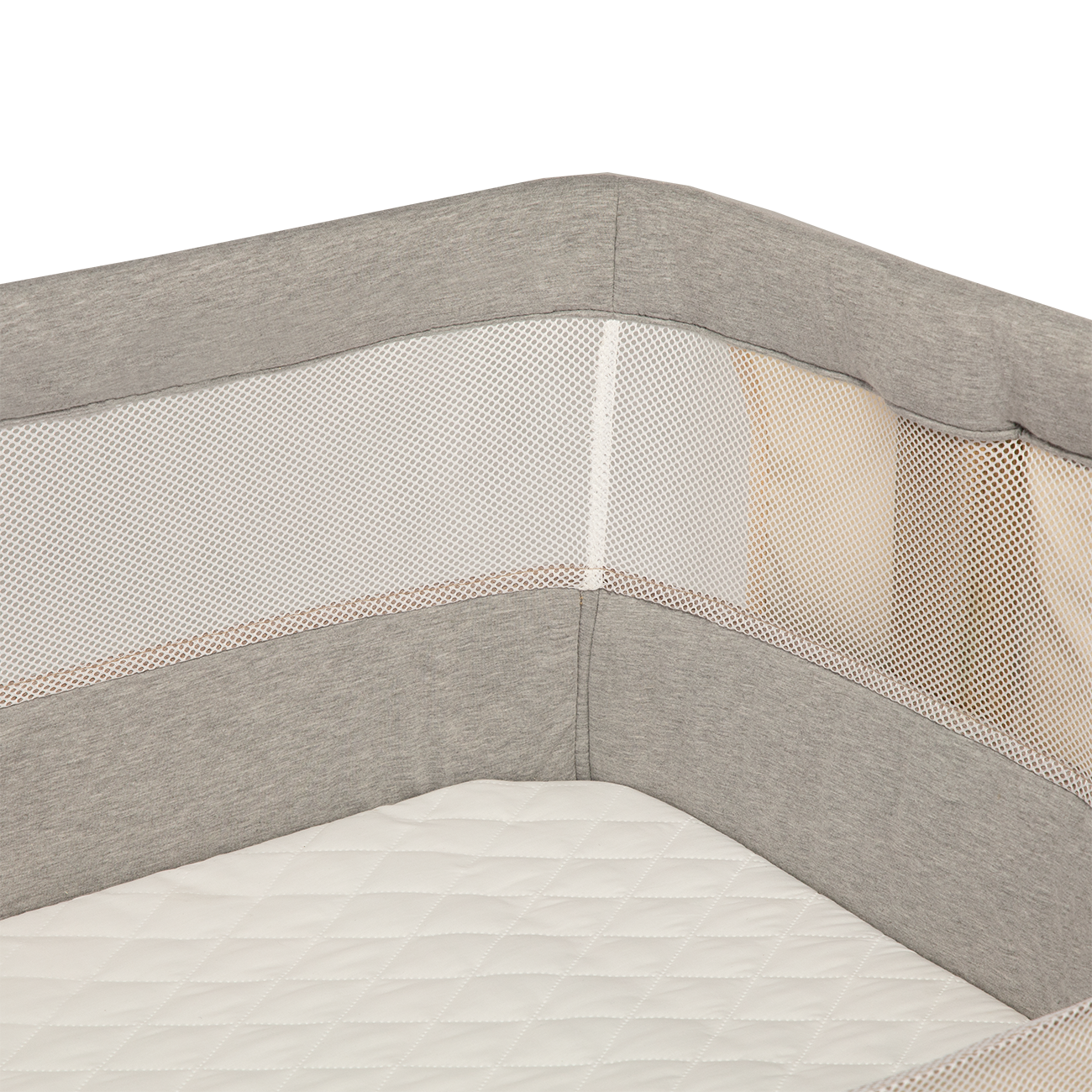 Lionelo - Patut Co-Sleeper cu balansare, Leonie, Grey Sand