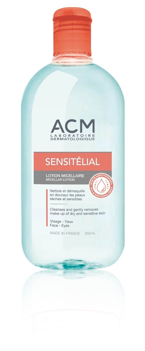 Lotiune micelara pentru fata si ochi Sensitelial, 250 ml, Acm