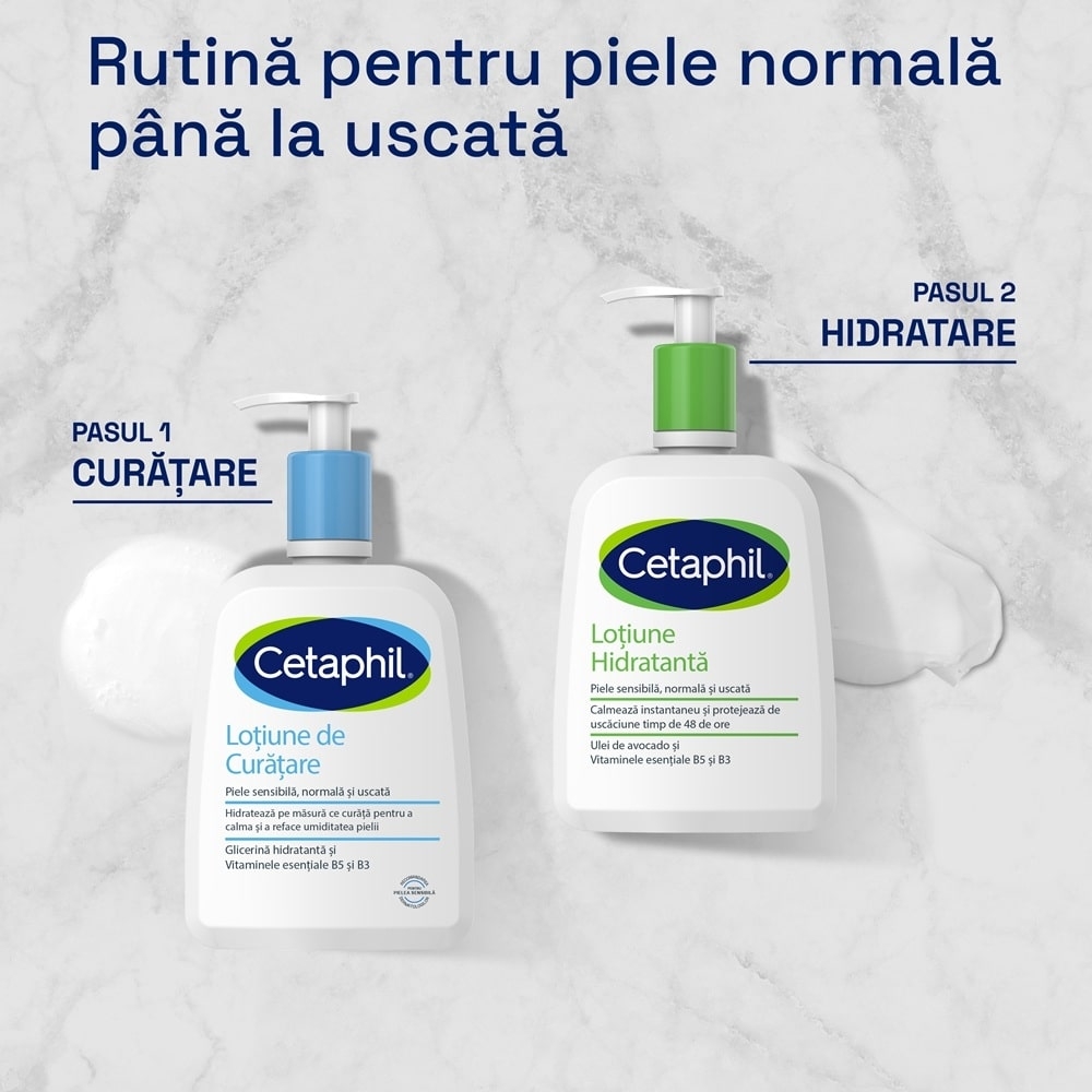 Lotiune pentru curatarea fetei, 500 ml, Cetaphil
