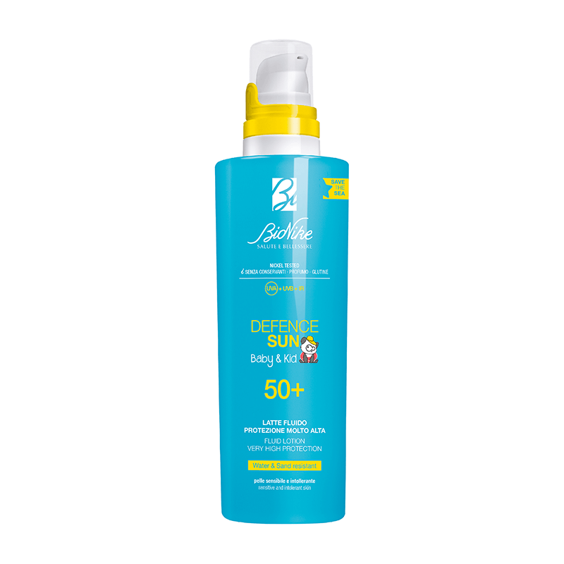 Lotiune protectie solara SPF 50+ Defence Sun Baby&Kid, 200 ml, BioNike