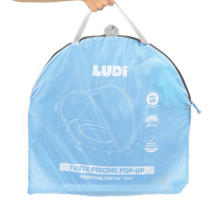 Ludi Cort anti-UV cu piscina, multifunctional