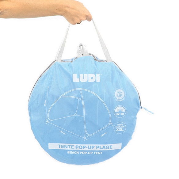 Ludi Cort de plaja Pop-up Anti-UV 50