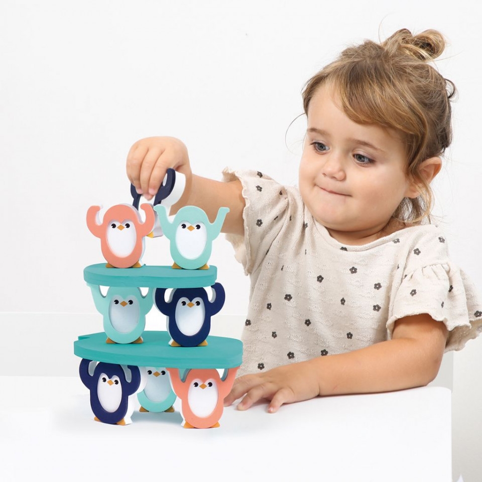 LUDI Joc de baie pinguinii acrobati