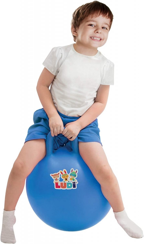 LUDI Minge saltareata Bleu 45 cm