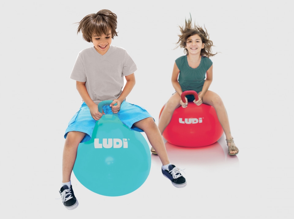 LUDI Minge saltareata BLUE 55 cm