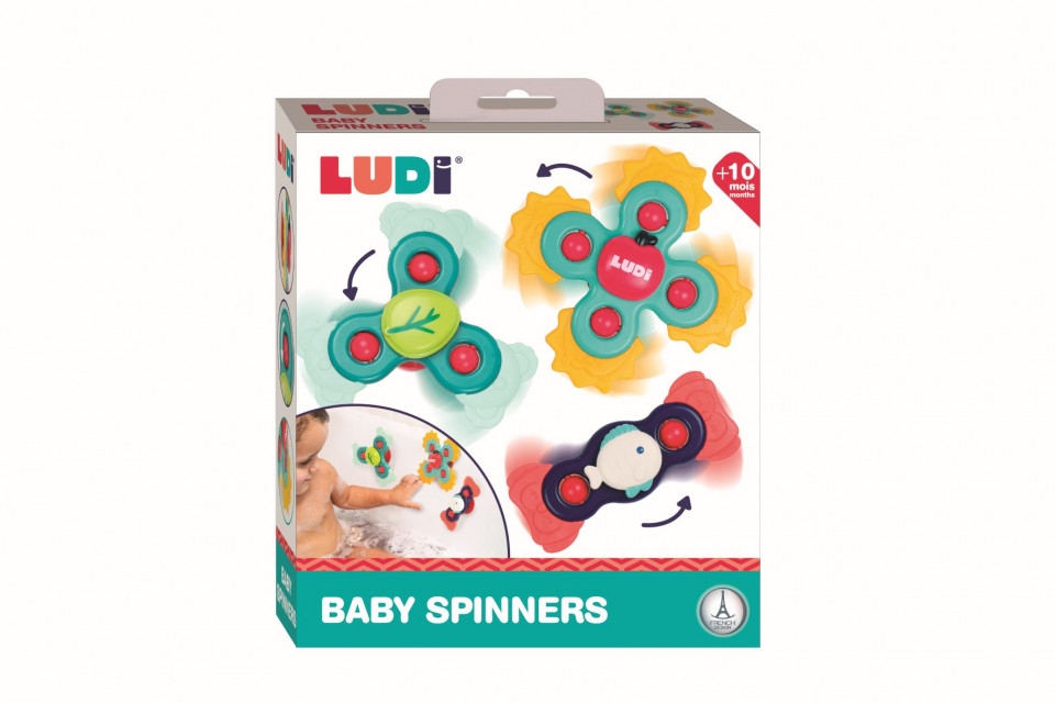 LUDI Set 3 Baby Spinners