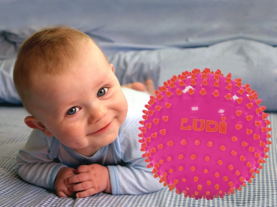LUDI Set 3 mingii senzoriale, ROZ