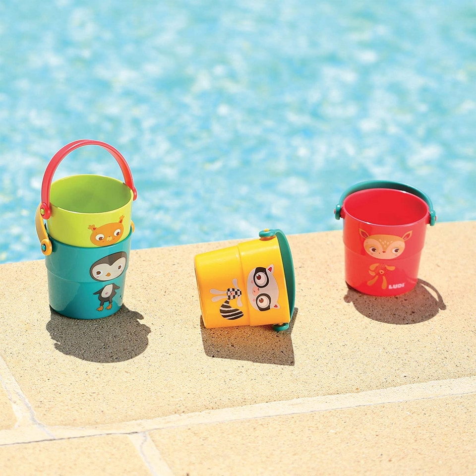 LUDI Set 4 cupe pentru baie