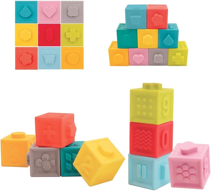 LUDI SET 9 CUBURI- PRIMUL JOC DE CONSTRUIT AL BEBELUSULUI