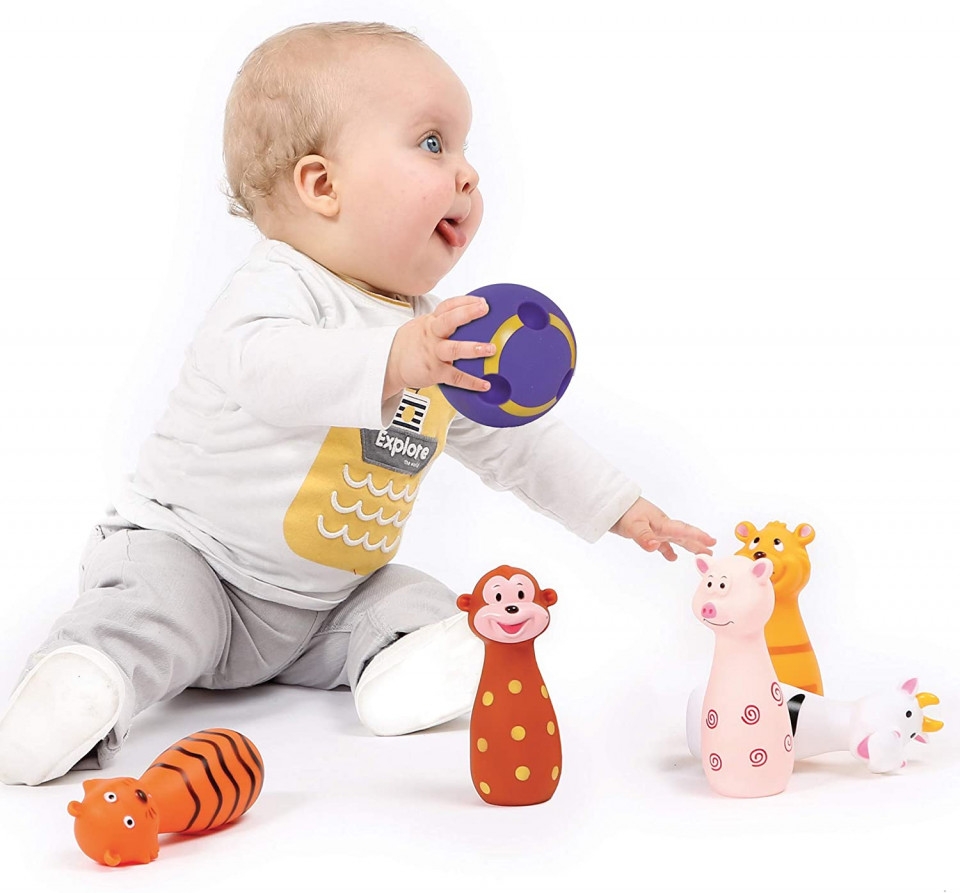 Ludi set de popice Soft cu animalute