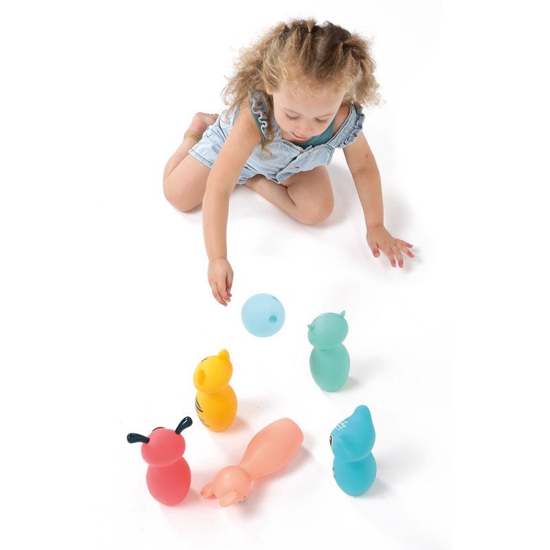 LUDI Set de popice soft RATON