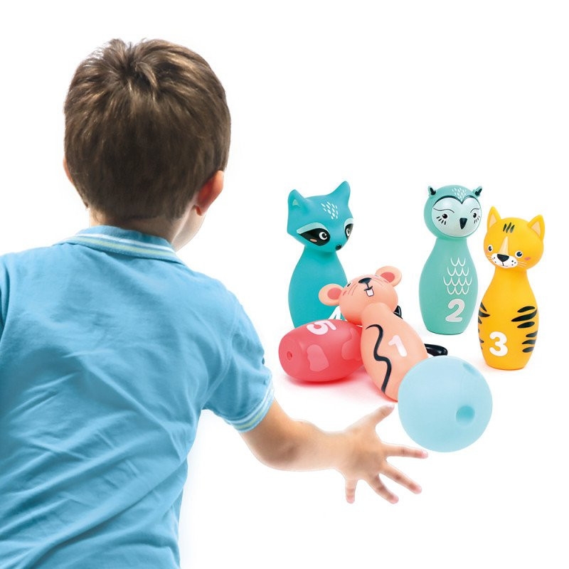 LUDI Set de popice soft RATON