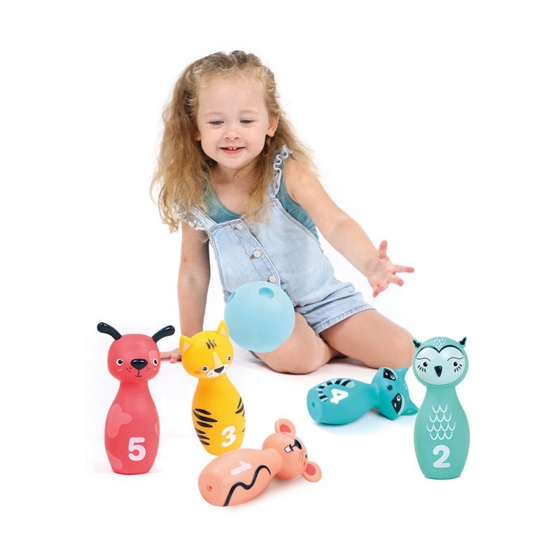 LUDI Set de popice soft RATON