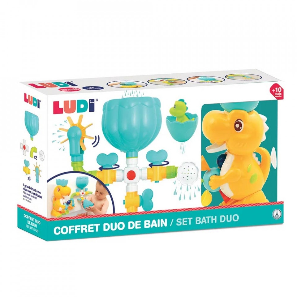 LUDI Set jucarii de baie DINOZAUR