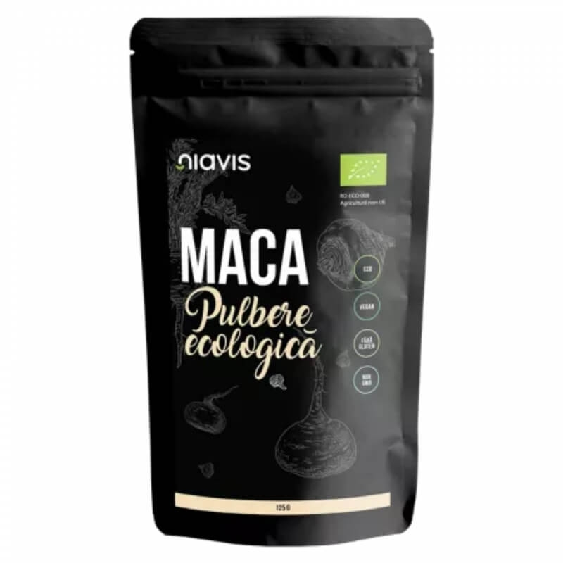 Maca pulbere ecologica, 125 g, Niavis