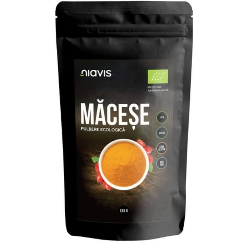 Macese pulbere ecologica, 125 g, Niavis
