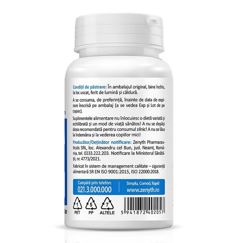 Magnesium Malate, 30 capsule, Zenyth