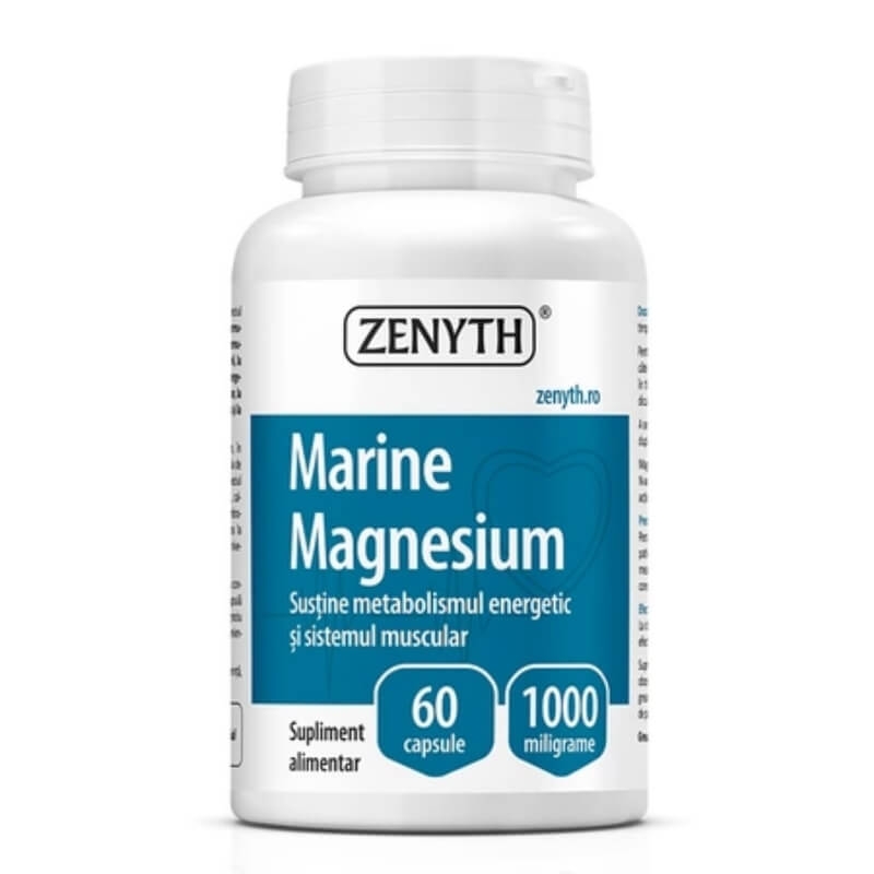 Magneziu Marin 1000 mg, 60 capsule, Zenyth