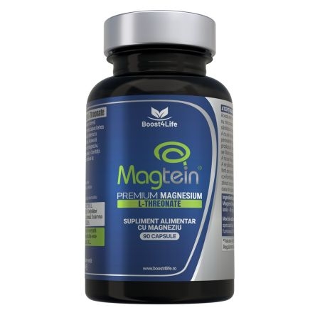 Magtein magneziu L-Treonat Premium 670 mg, 90 capsule, Boost4Life Magtein magneziu L-Treonat Premium 670 mg, 90 capsule, Boost4Life