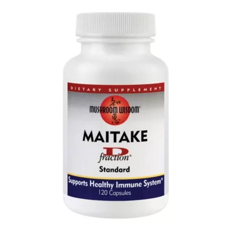 Maitake D-fraction Mushroom Wisdom, 120 capsule, Secom