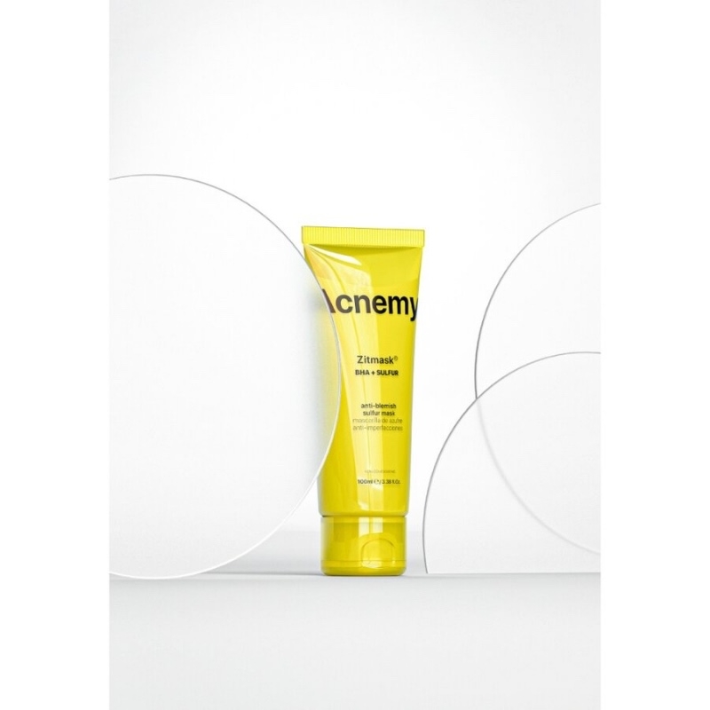 Zitmask Masca De Fata Pentru Semne Post-Acneice Cu Bha Si Sulf, 100 ml, Acnemy