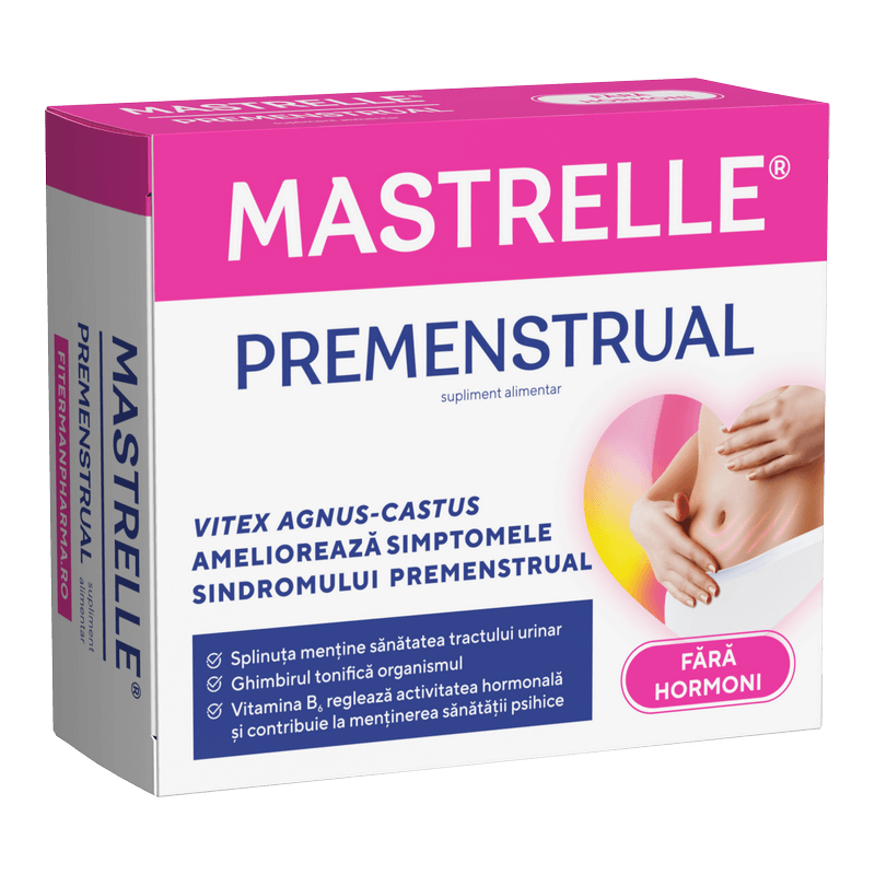 Mastrelle Premenstrual, 30 comprimate filmate, Fiterman Pharma