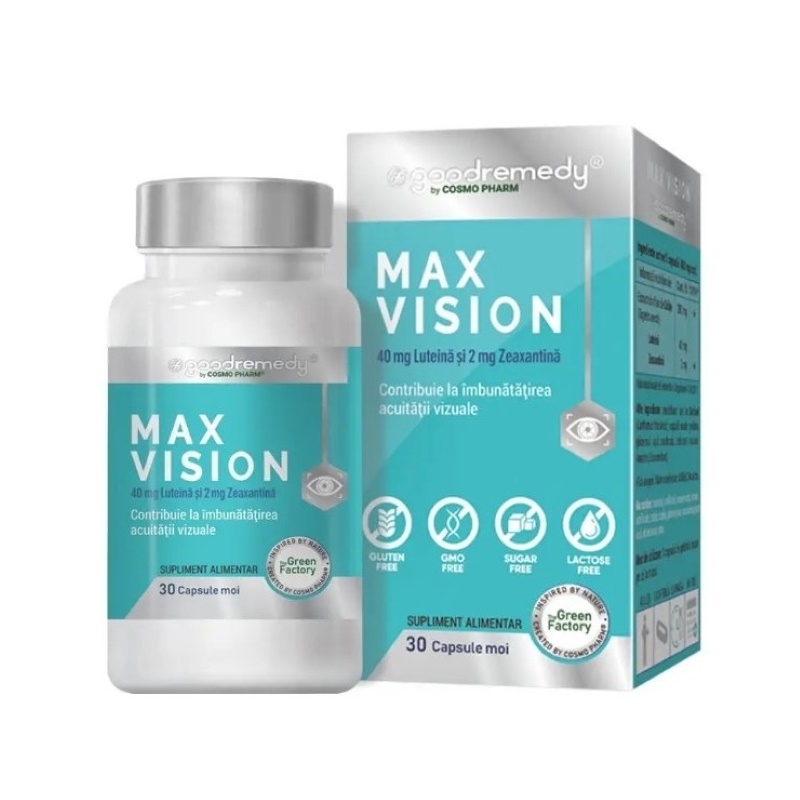 Max Vision Good Remedy, 30 capsule, Cosmo Pharm