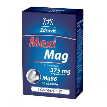 MaxiMag, 375 mg, 30 capsule, Zdrovit MaxiMag, 375 mg, 30 capsule, Zdrovit