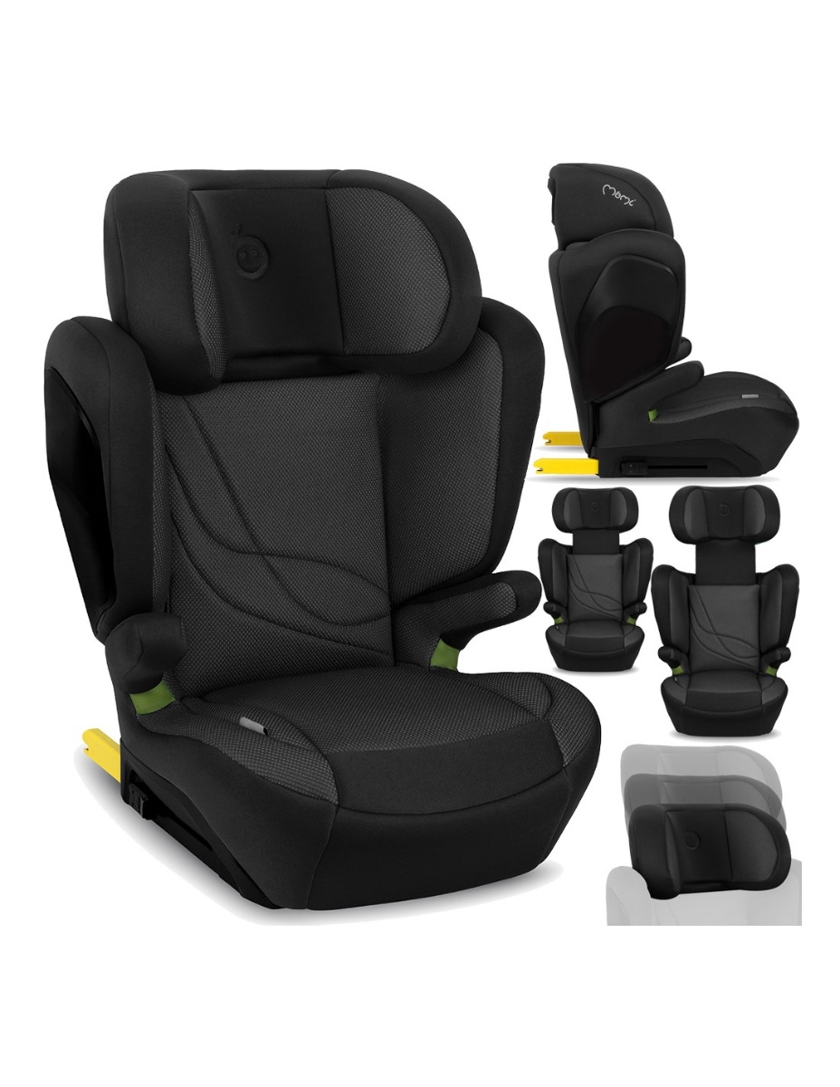 Scaun auto cu isofix, I-size 100-150 cm, Momi Mei - Black