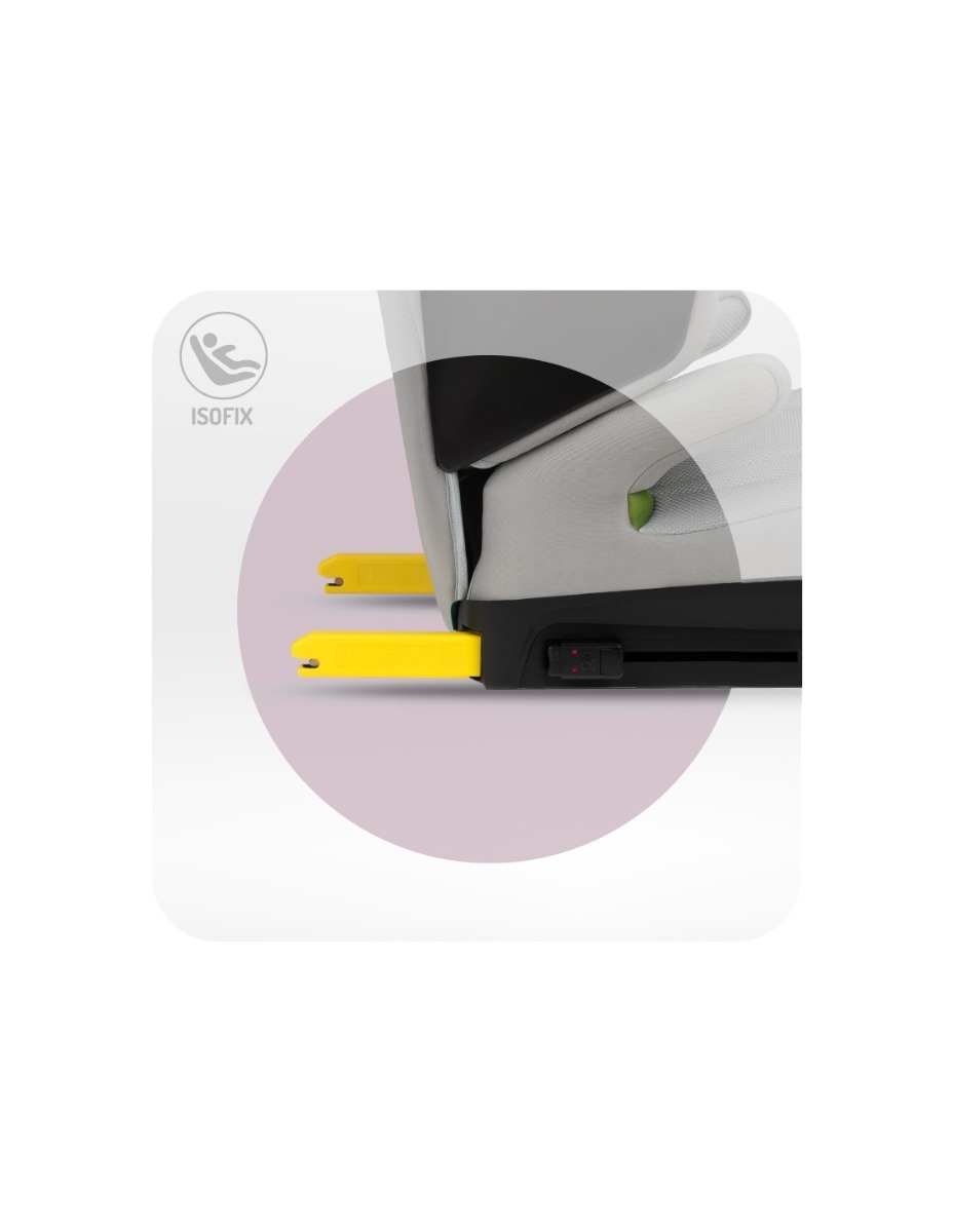 Scaun auto cu isofix, I-size 100-150 cm, Momi Mei - Grey