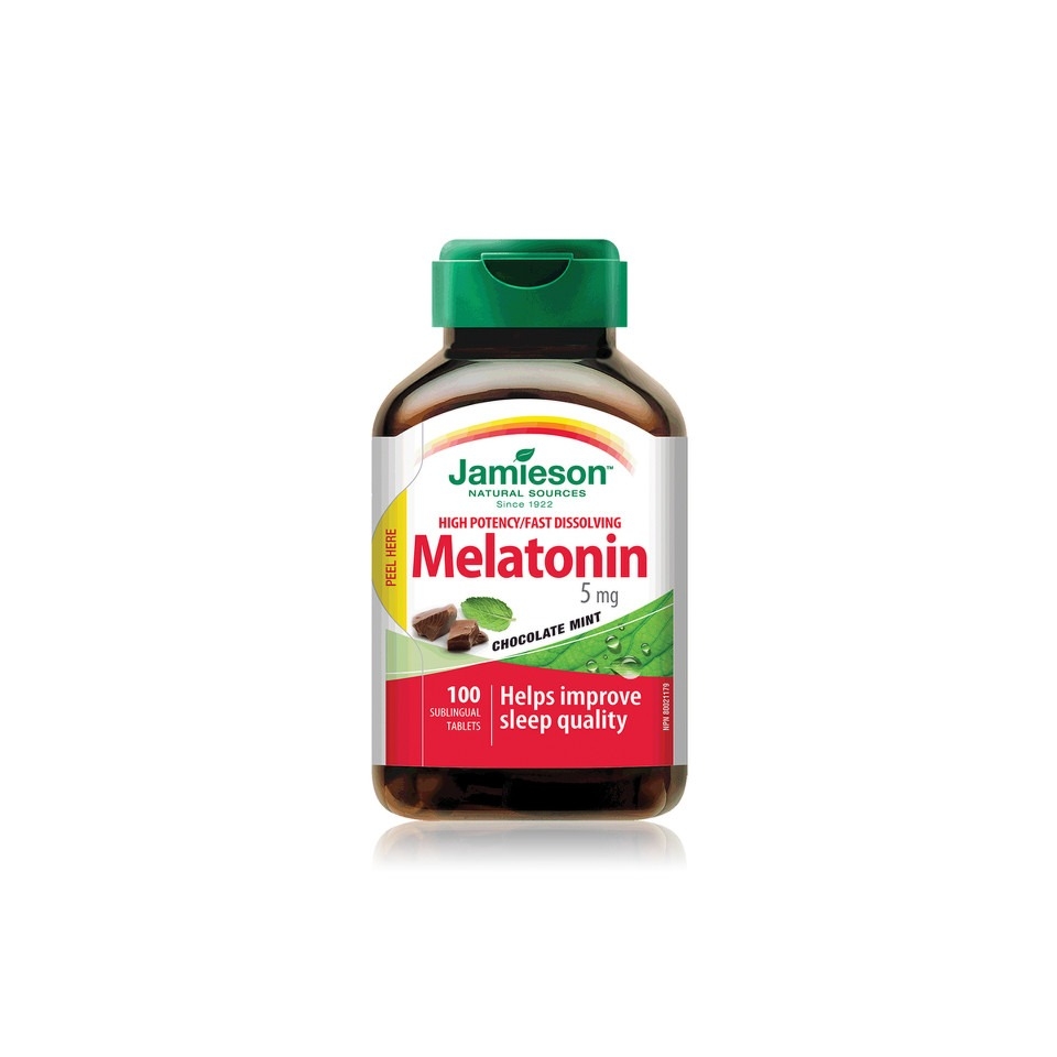 Melatonina 5mg, 100 tablete sublinguale, Jamieson