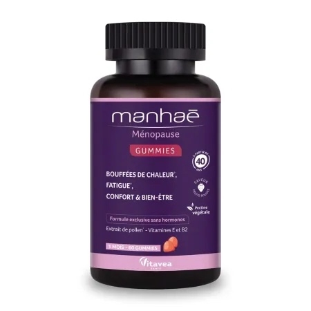 Menopause Gummies, 60 jeleuri gumate, Manhae Menopause Gummies, 60 jeleuri gumate, Manhae