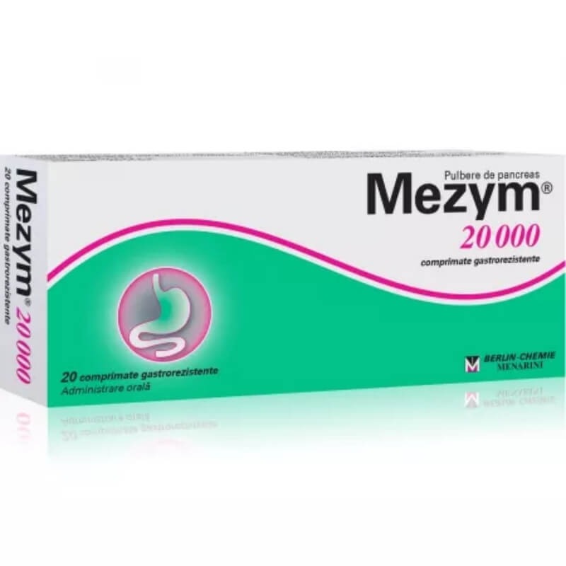Mezym 20000, 20 comprimate, Berlin-Chemie