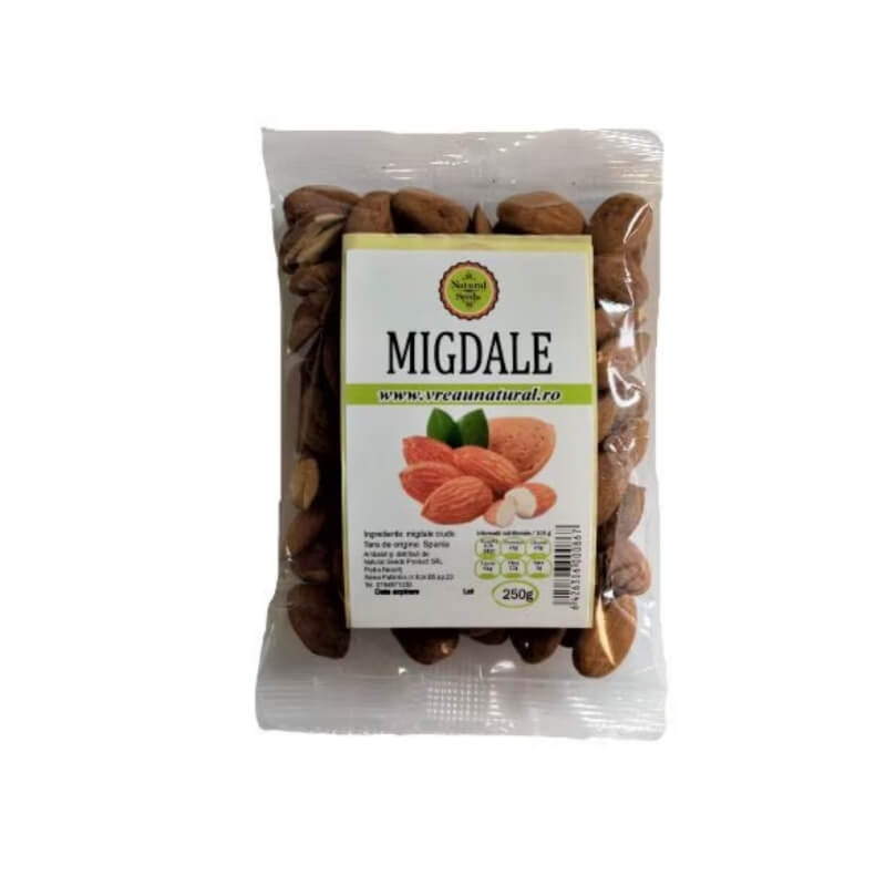 Migdale crude, 250 g, Natural Seeds