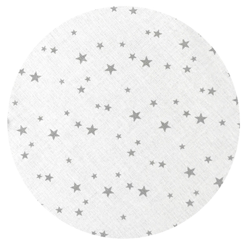 MimiNu - Perna bebelusi Ursulet, Multifunctionala, Cu doua fete, Tesatura pufoasa minky si bumbac, Materiale certificate Oeko Tex Standard 100, Minky Mini Gray Stars
