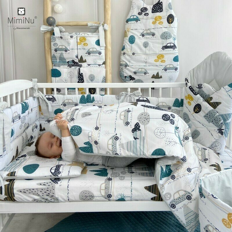 MimiNu - Sac de dormit pentru bebelusi, De iarna, Din bumbac, Cu fermoar lateral, Cu capse pe umar, 70 cm, 0 – 6 luni, 2.5 Tog, Childrens Journey Grey