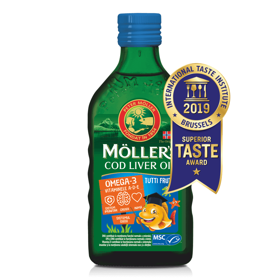 Moller's - Cod liver oil omega 3 tutti frutti 250ml