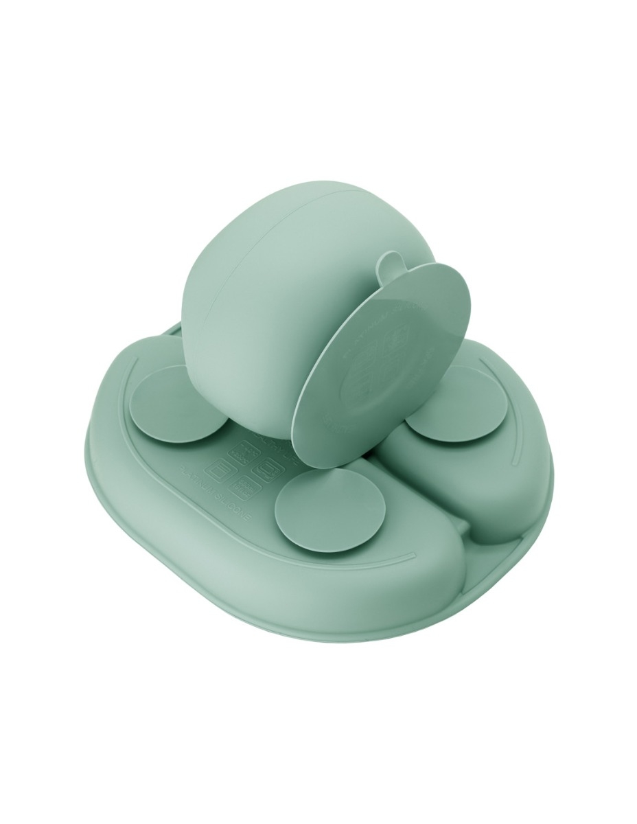 Set pentru diversificare din silicon, Momi Ami - Green