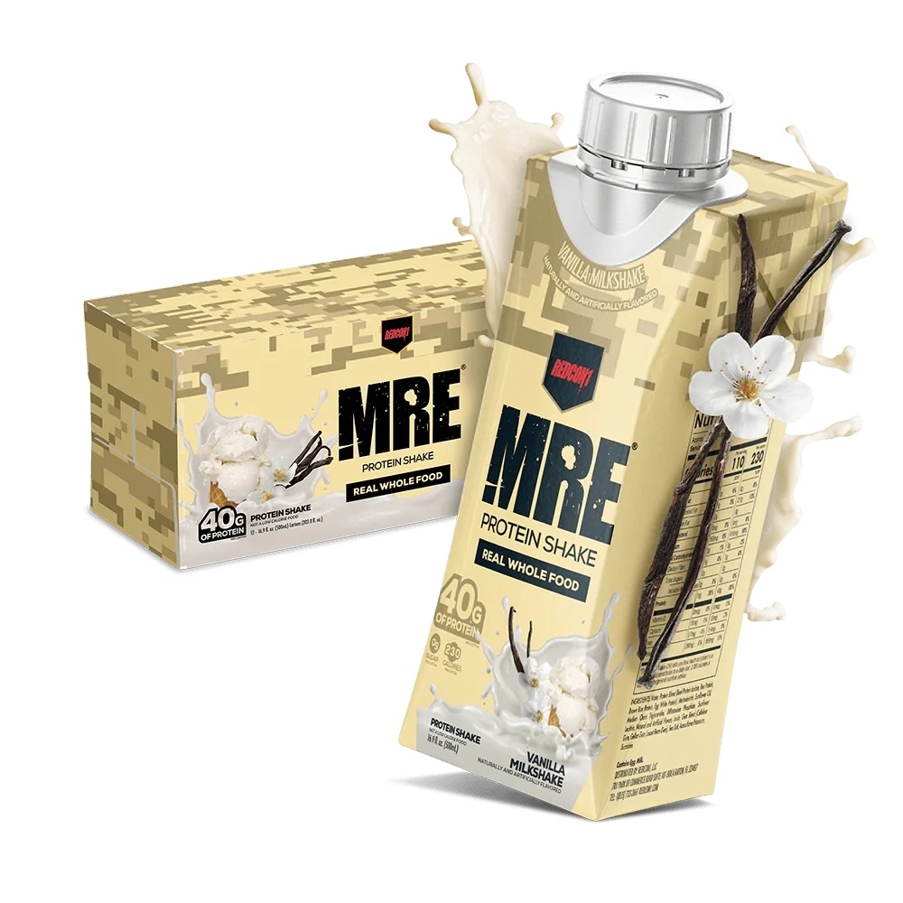 Shake proteic din alimente intregi cu aroma de vanilie, 500 ml, REDCON1