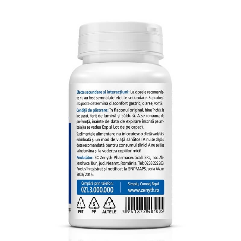 MSM 500 mg, 60 capsule, Zenyth