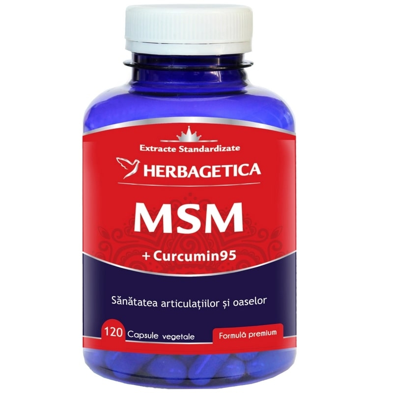 MSM + Cucumin95, 120 capsule, Herbagetica