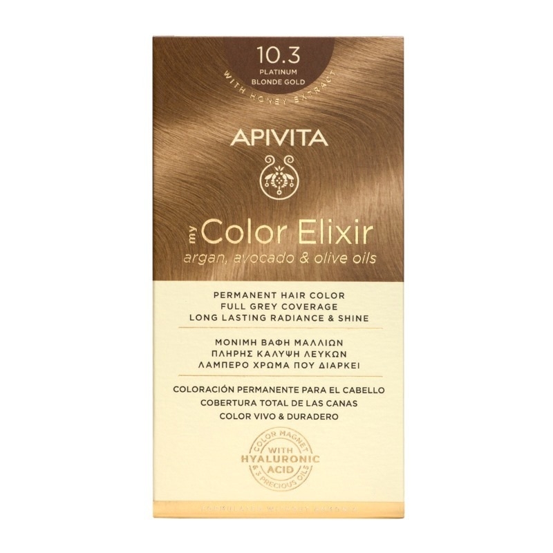 My Color Elixir vopsea par N10.3, 155ml, Apivita