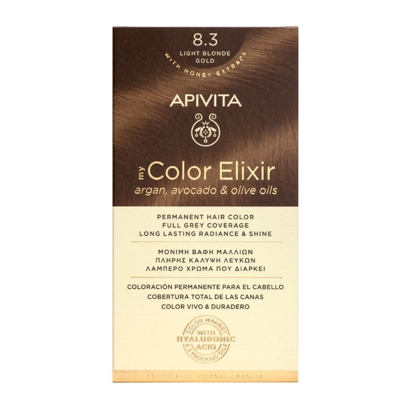 My Color Elixir vopsea par N8.3, 155ml, Apivita 