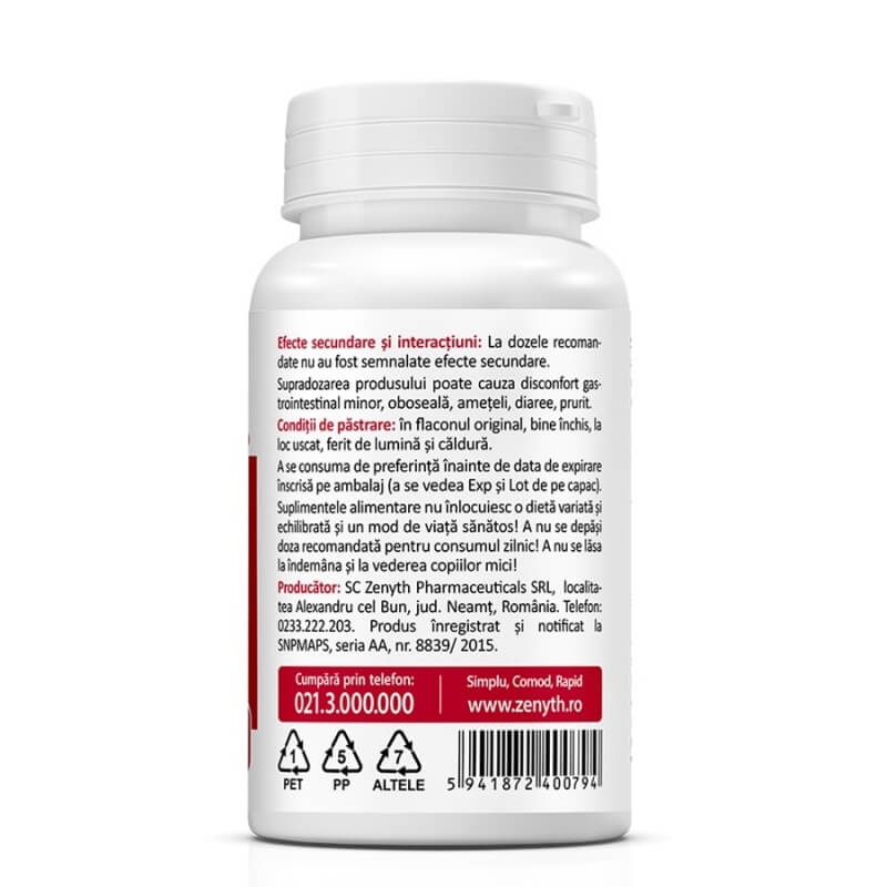 N-Acetyl L-Carnitine 550 mg, 60 capsule, Zenyth