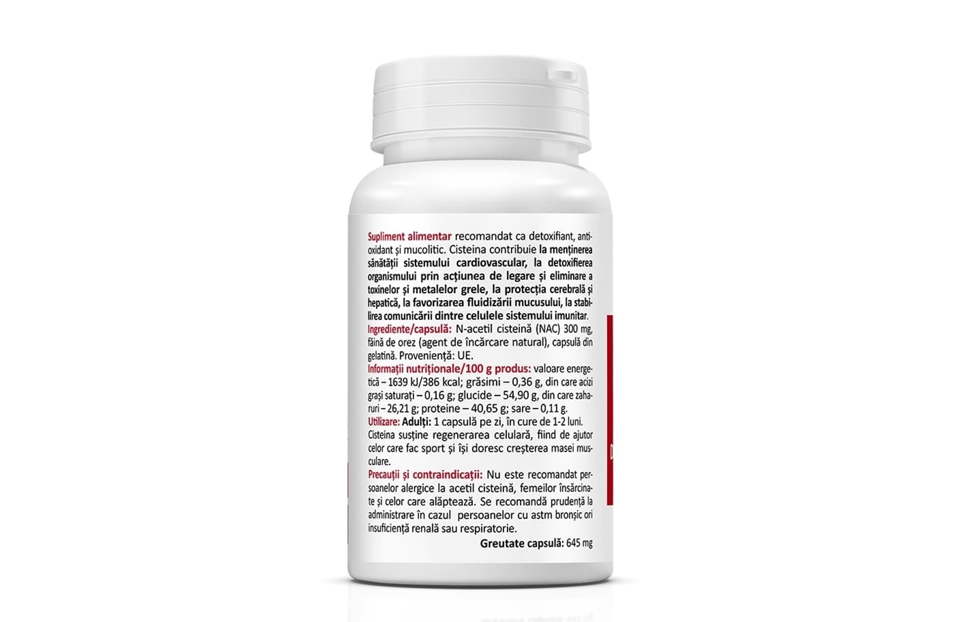 N-Acetyl L-Cysteine 300 mg, 60 capsule, Zenyth