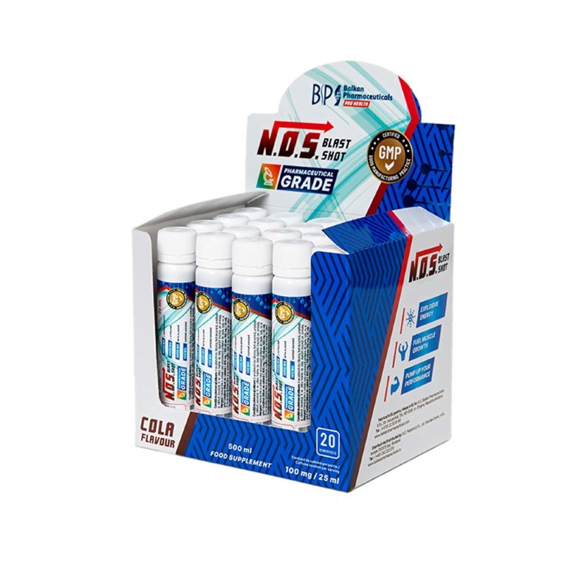 N.O.S. Blast shot, 25 ml, 20 monodoze, Balkan Pharmaceuticals