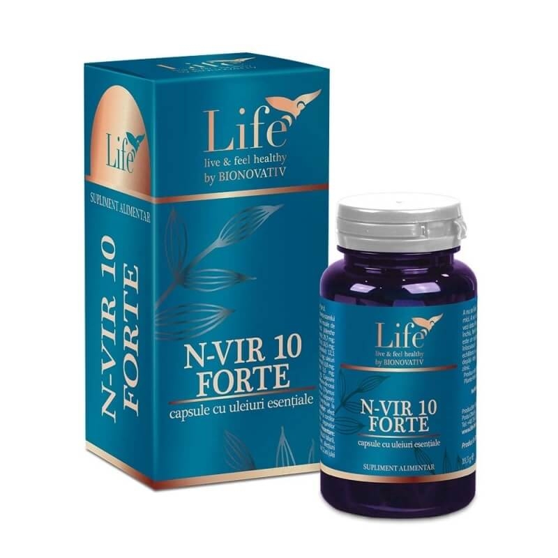 N-Vir 10 Forte, 30 capsule, Bionovativ N-Vir 10 Forte, 30 capsule, Bionovativ