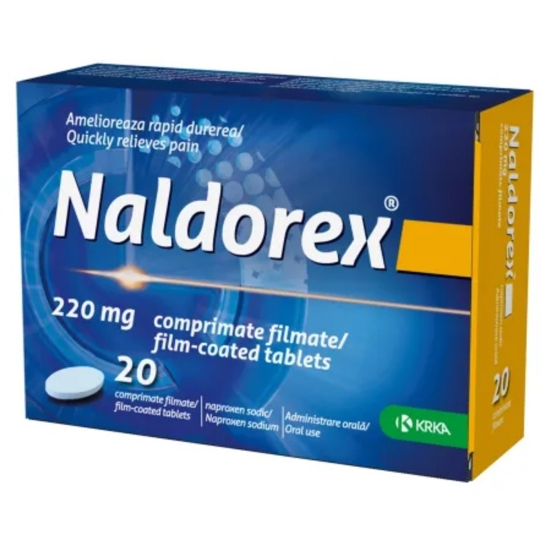 Naldorex, 220 mg, 20 comprimate filmate, KRKA